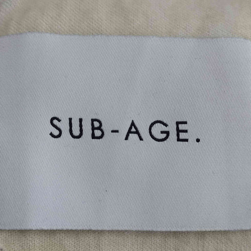 サベージ SUB-AGE. SLIM BOOTS CUT SLACKS  メンズ